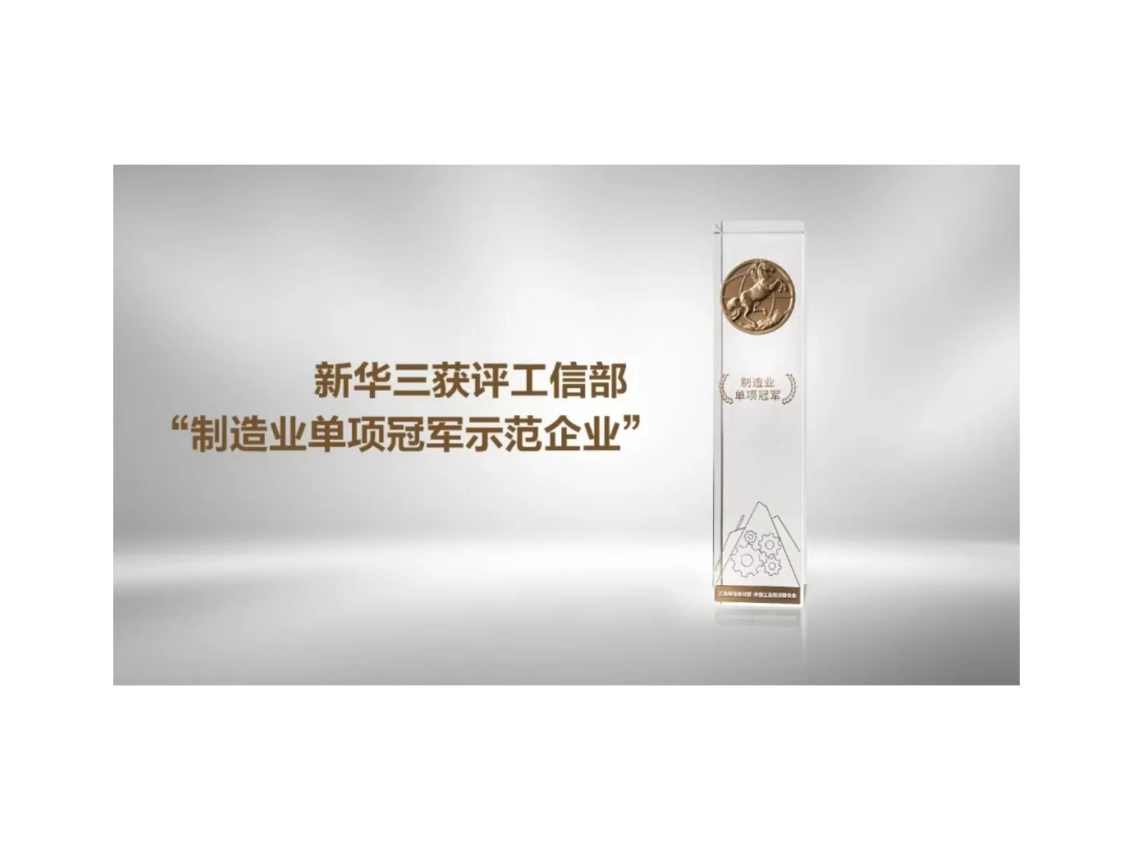 实“智”名归！新华三入选工信部第六批制造业单项冠军名单